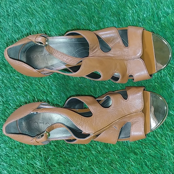 Tahari leather heels 7.5 *brand new* - Picture 3 of 8
